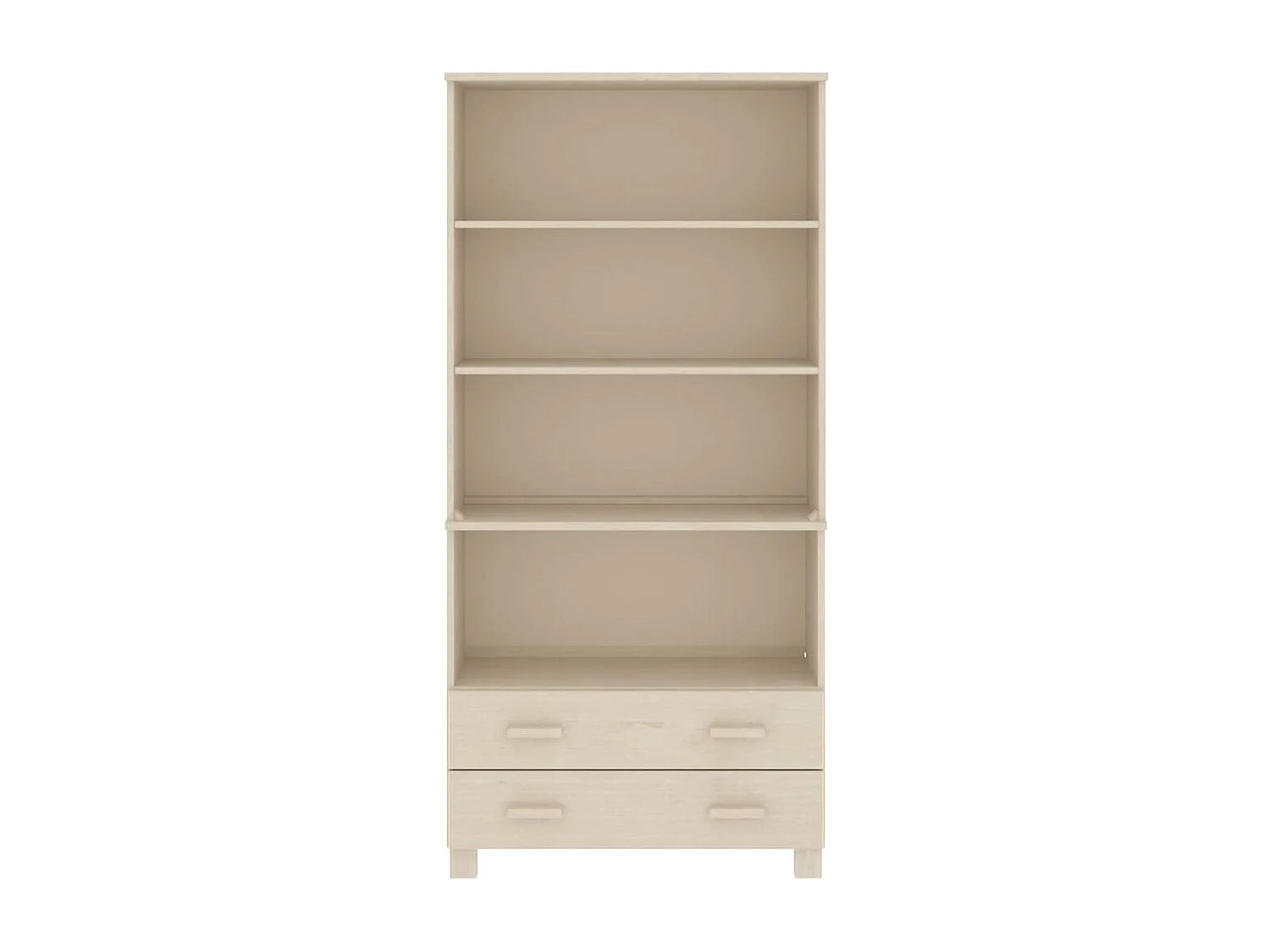 Buffet | Commode à tiroir | Meuble de rangement HAMAR Bois massif de pin Marron miel