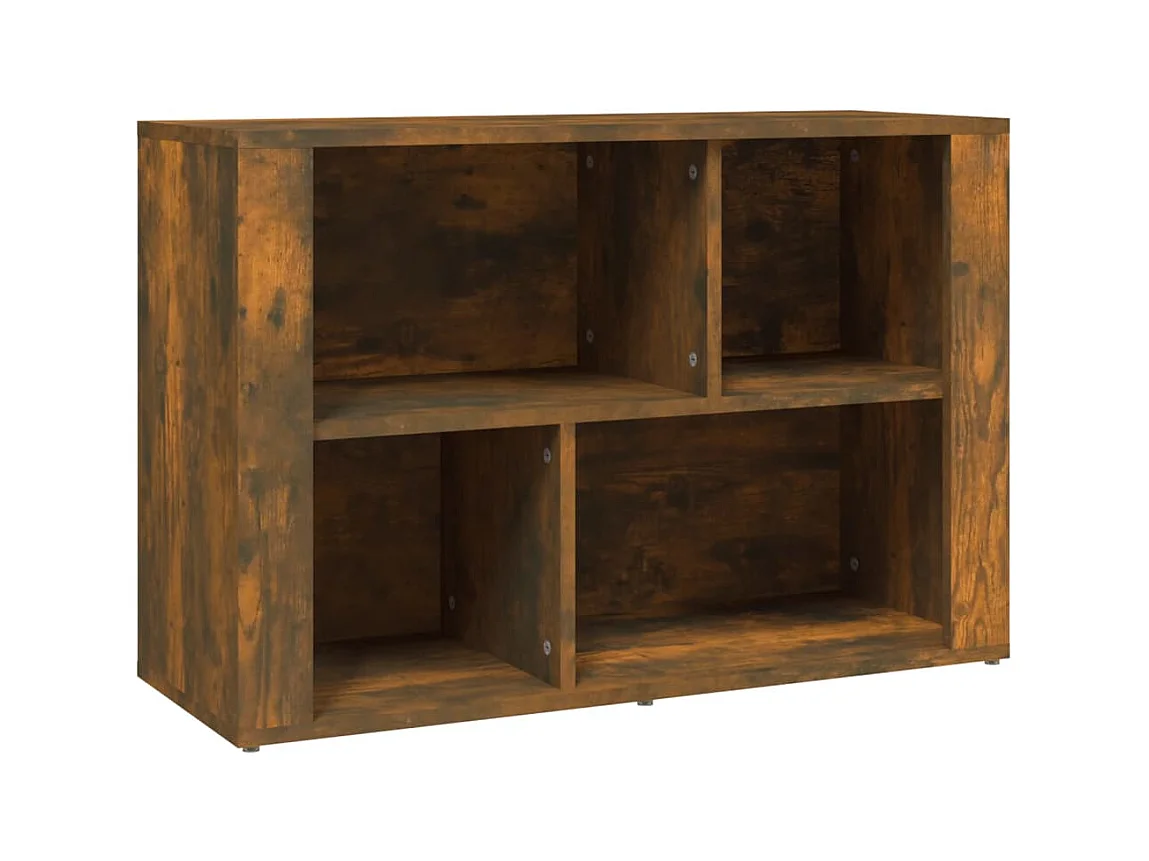 Credenza | Buffet | Armadio Rovere Fumo 80x30x54 cm in Legno Multistrato