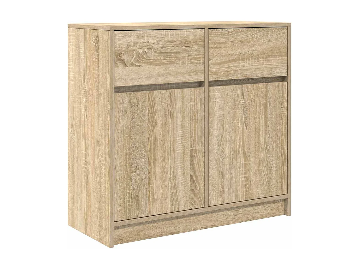 Buffet | Commode à tiroir | Meuble de rangement avec tiroir chêne sonoma 80x34x76 cm bois d'ingénierie