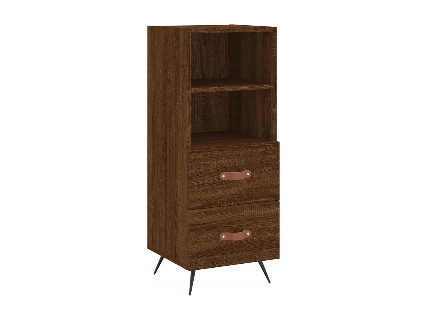Buffet | Bahut | Meuble de rangement Chêne marron 34,5x34x90 cm Bois d'ingénierie