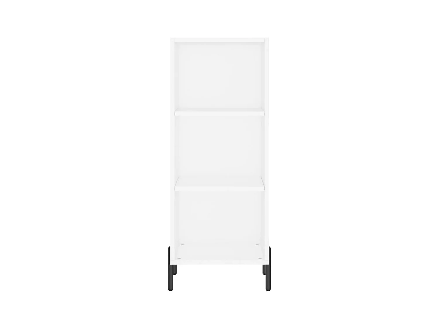 Buffet | Bahut | Meuble de rangement blanc 34,5x32,5x90 cm bois d'ingénierie