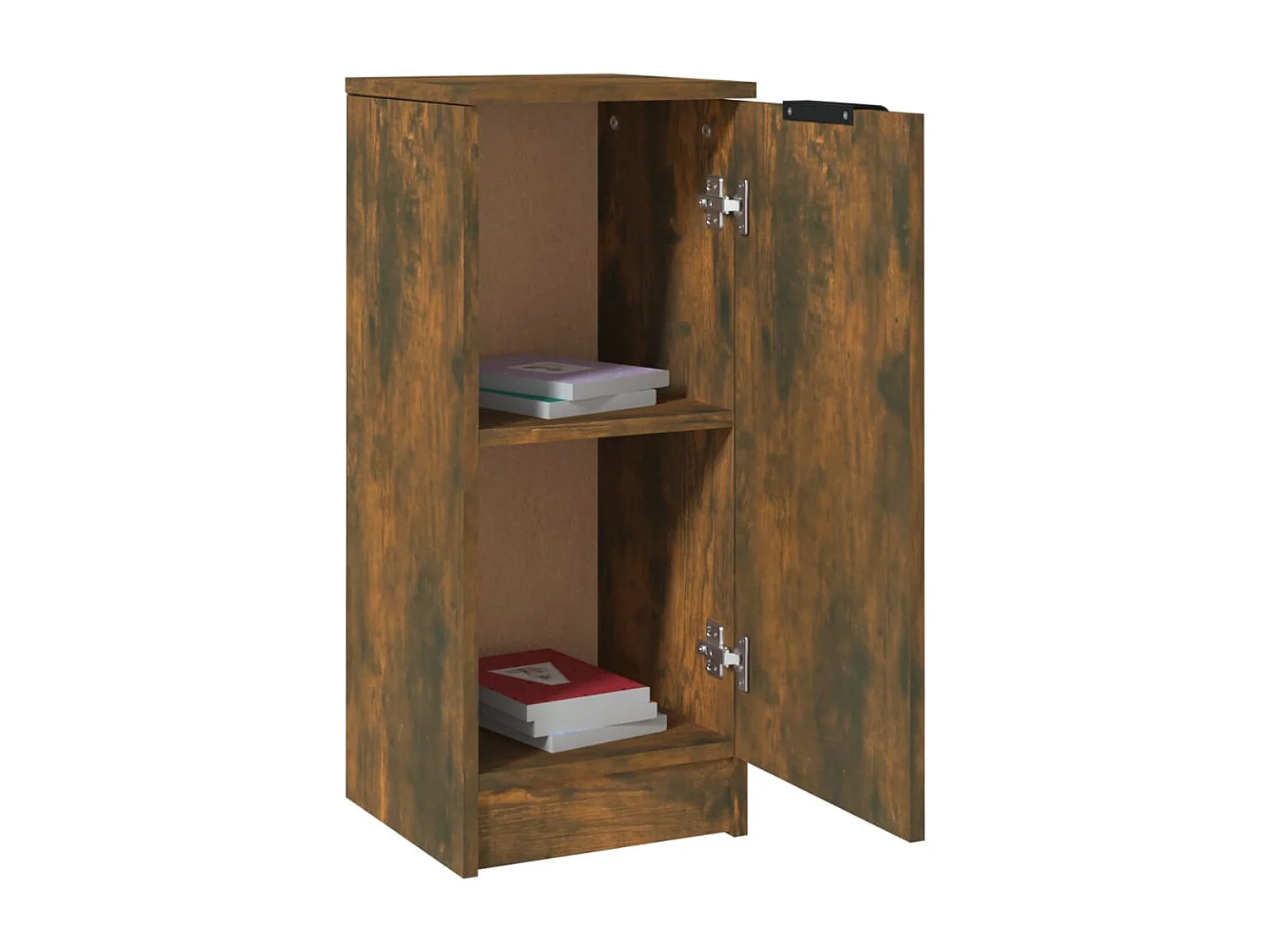 Credenze | Buffet | Armadi 2 pz Rovere Fumo 30x30x70 cm in Legno Multistrato