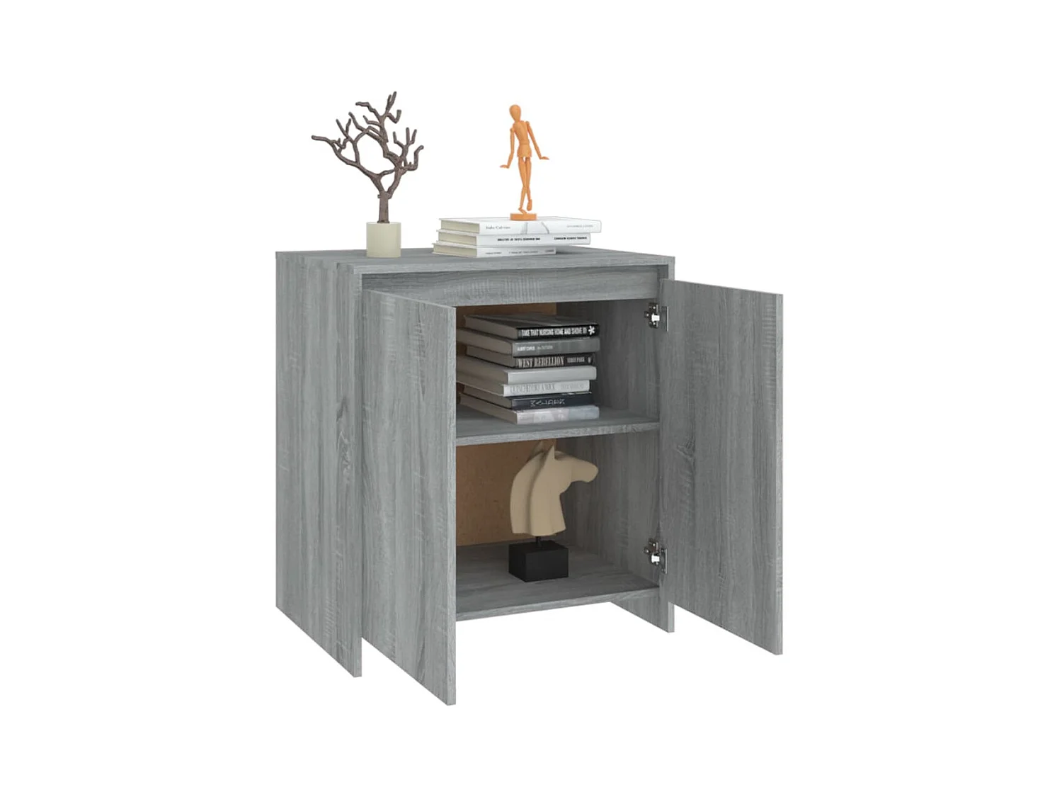 Buffet | Bahut | Meuble de rangement Sonoma gris 70x41x75 cm Bois d'ingénierie