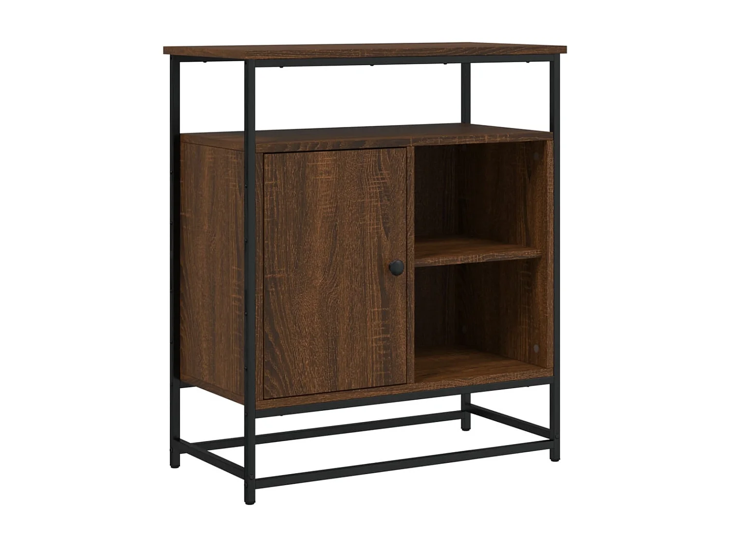 Buffet | Bahut | Meuble de rangement chêne marron 69x35x80 cm bois d'ingénierie