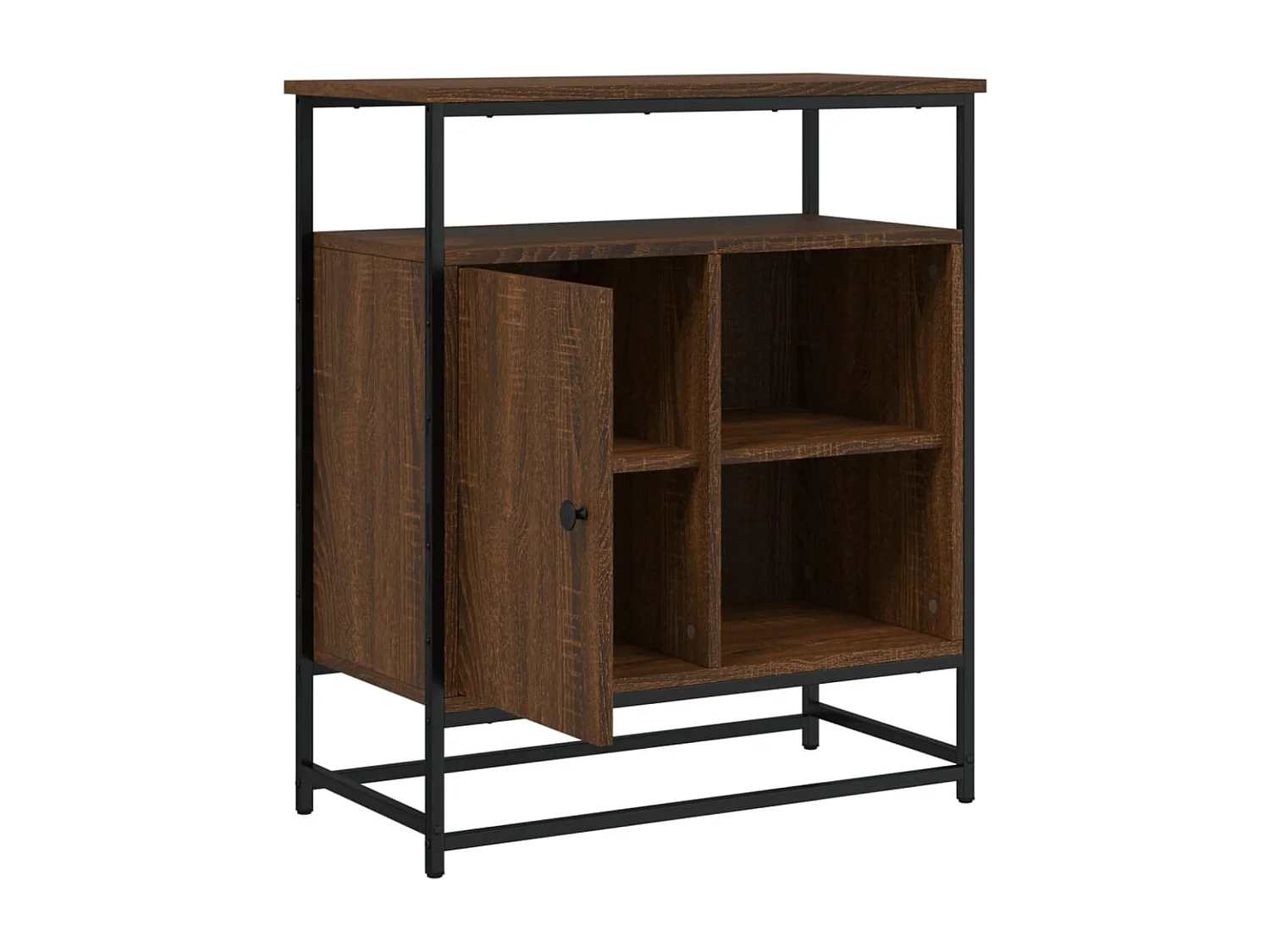 Buffet | Bahut | Meuble de rangement chêne marron 69x35x80 cm bois d'ingénierie