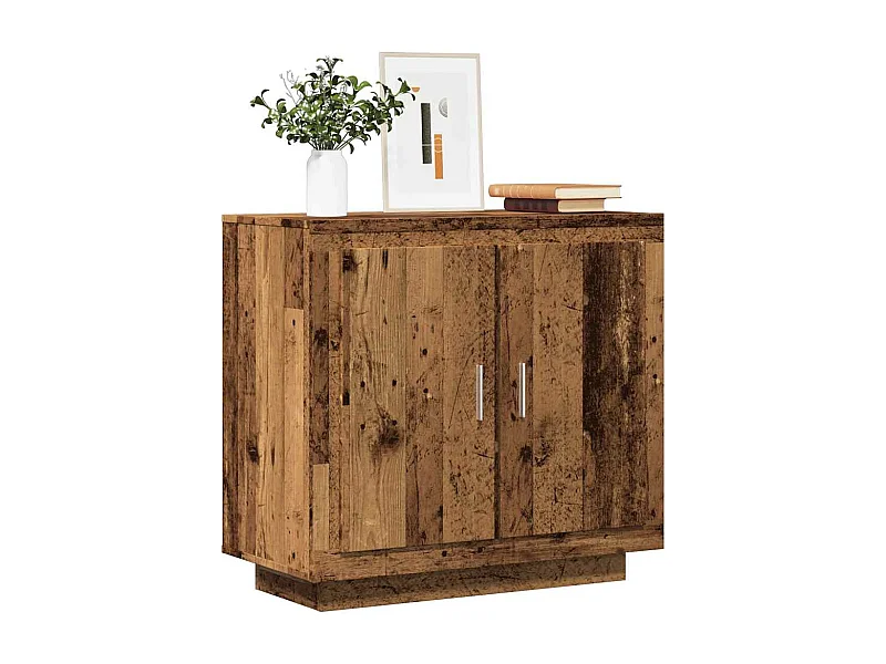 Credenza | Buffet | Armadio Legno Antico 80x40x75 cm in Legno Multistrato