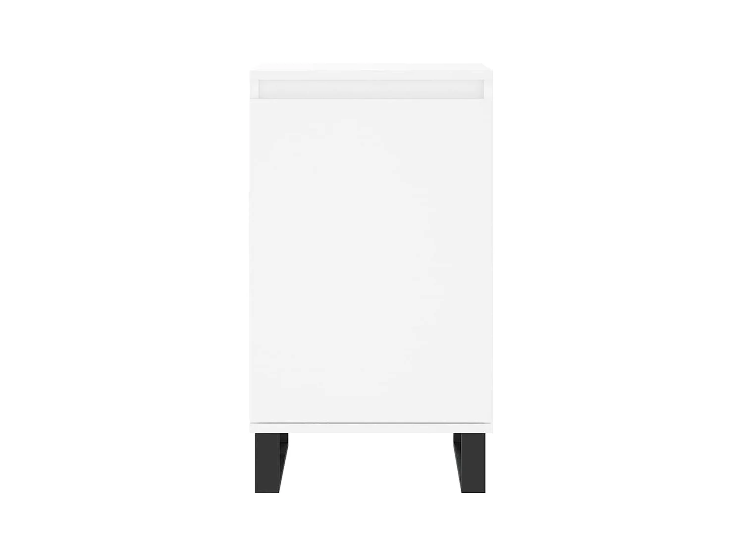 Credenza | Buffet | Armadio Bianca 40x35x70 cm in Legno Multistrato