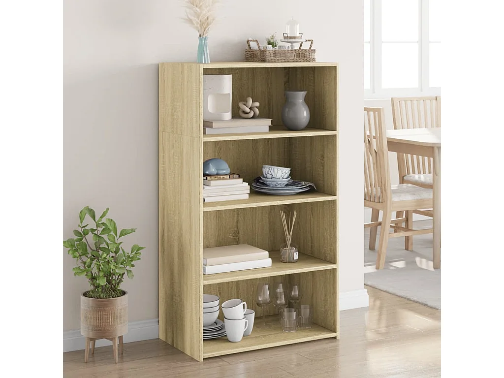 Buffet | Bahut | Meuble de rangement haut chêne sonoma 70x41x124 cm bois d'ingénierie