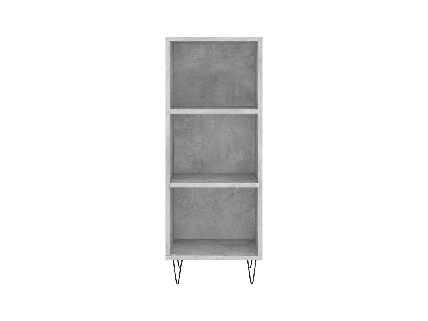 Credenza | Buffet | Armadio Grigio Cemento 34,5x32,5x90 cm in Legno Multistrato