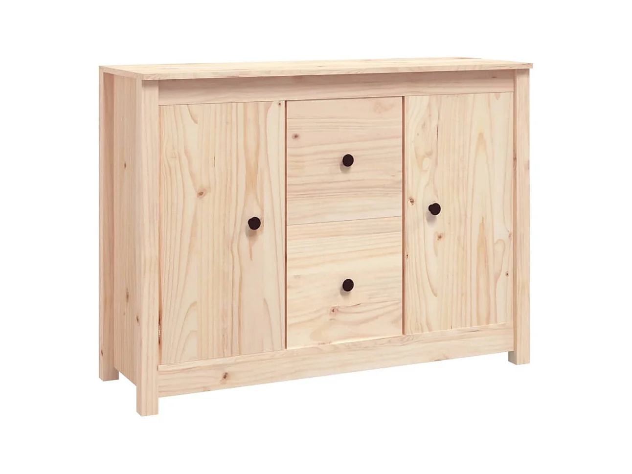 Buffet | Bahut | Meuble de rangement 100x35x74 cm Bois massif de pin