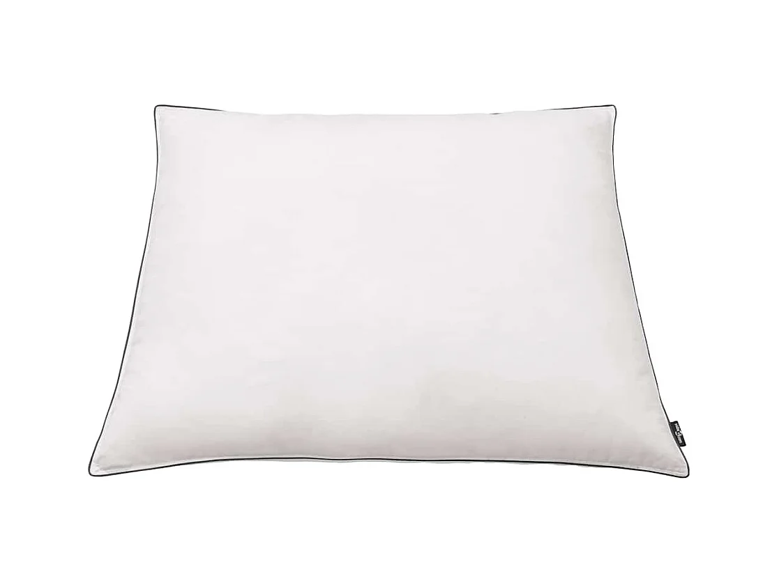 Pack de 2 almohadas de plumón consistencia ligera blanco 80x80 cm
