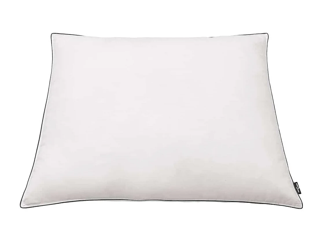 Pack de 2 almohadas de plumón consistencia ligera blanco 80x80 cm