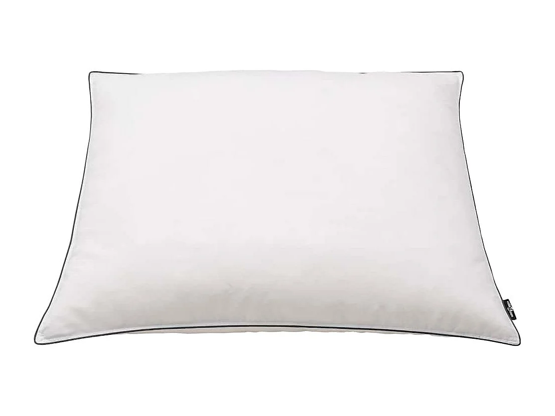 Pack de 2 almohadas de plumón consistencia fuerte blanco 70x60 cm