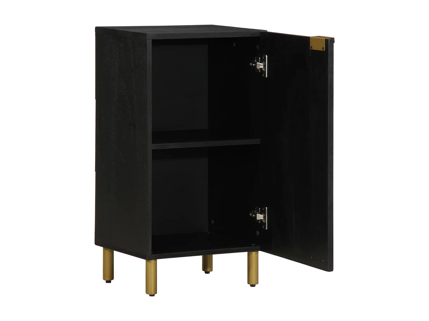 Buffet | Bahut | Meuble de rangement noir 40x33x75 cm bois d'ingénierie