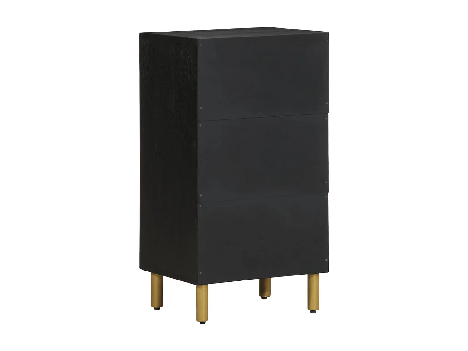 Buffet | Bahut | Meuble de rangement noir 40x33x75 cm bois d'ingénierie