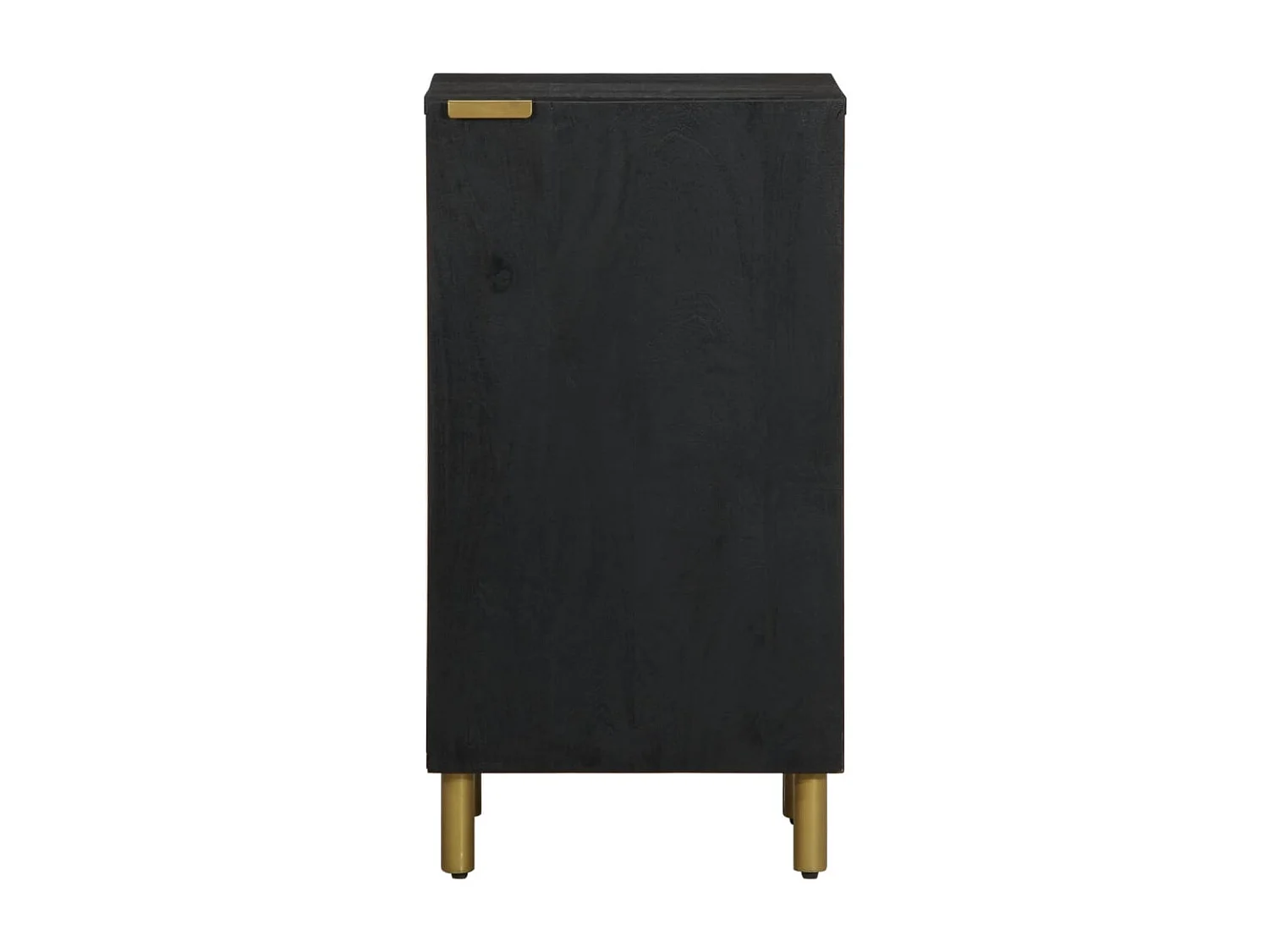 Buffet | Bahut | Meuble de rangement noir 40x33x75 cm bois d'ingénierie