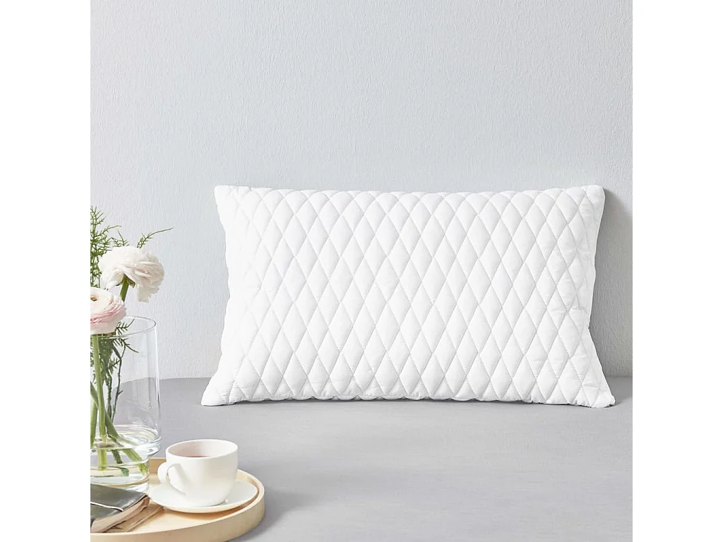 Conjunto de 2 Travesseiros de Espuma de Memória 60x40x14 cm para um Sono Confortável