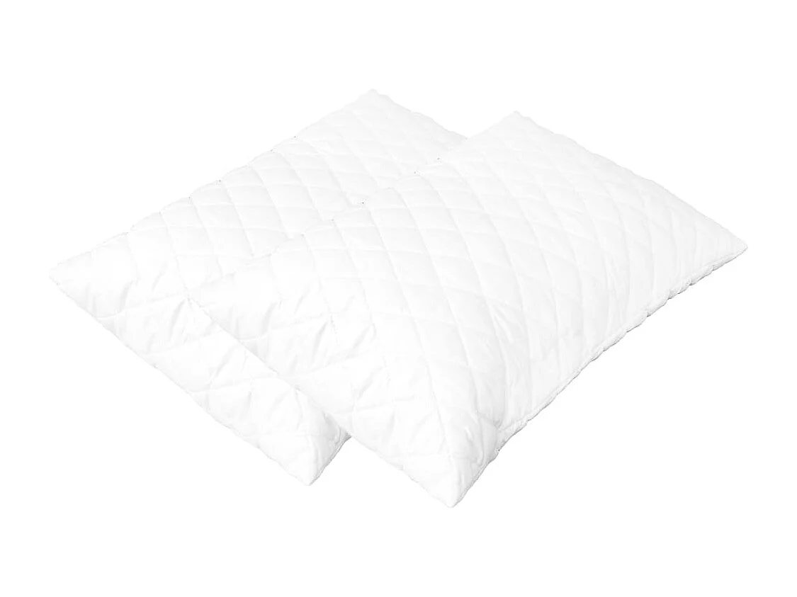 Pack de 2 almohadas Scala espuma viscoelástica blanco 14x60x40 cm