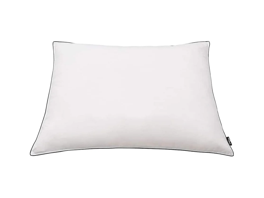 Conjunto de Almofadas 70x60 cm com Enchimento de Penugem e Penas - 2 Peças Brancas