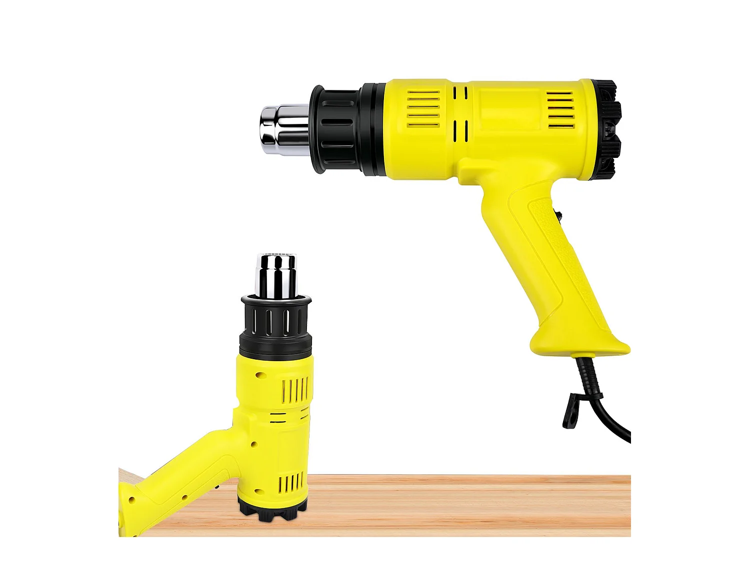 NETTLIFE Pistolet à air chaud Décapeur thermique 2000W Kit réglable 60℃- 600℃ 2000 en W, jusqu'à max. 600,00 °C