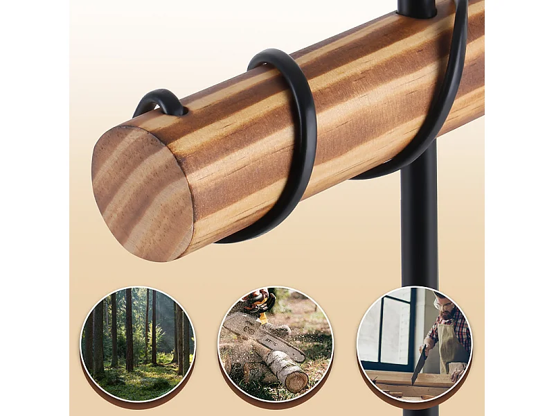 NETTLIFE Lámpara de mesa vintage para salón, lámpara de noche E27: Lámpara de mesa retro de una luz con diseño industrial en metal negro Sin bombilla