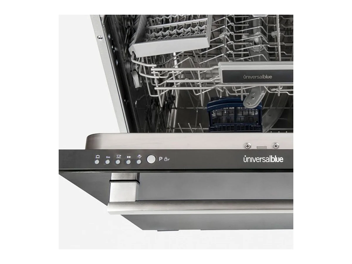 Lavavajillas semintegrable Mármara 4060W Universal Blue 12 servicios 1850W 5 programas blanco E