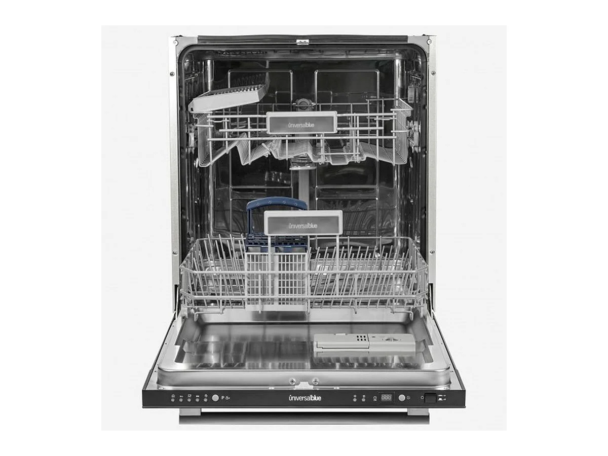 Lavavajillas semintegrable Mármara 4060W Universal Blue 12 servicios 1850W 5 programas blanco E