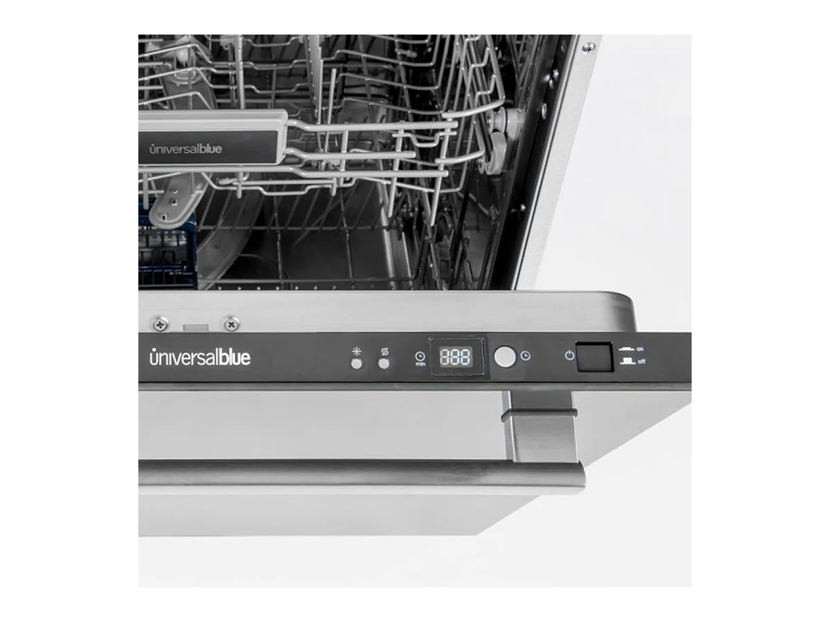 Lavavajillas semintegrable Mármara 4060W Universal Blue 12 servicios 1850W 5 programas blanco E