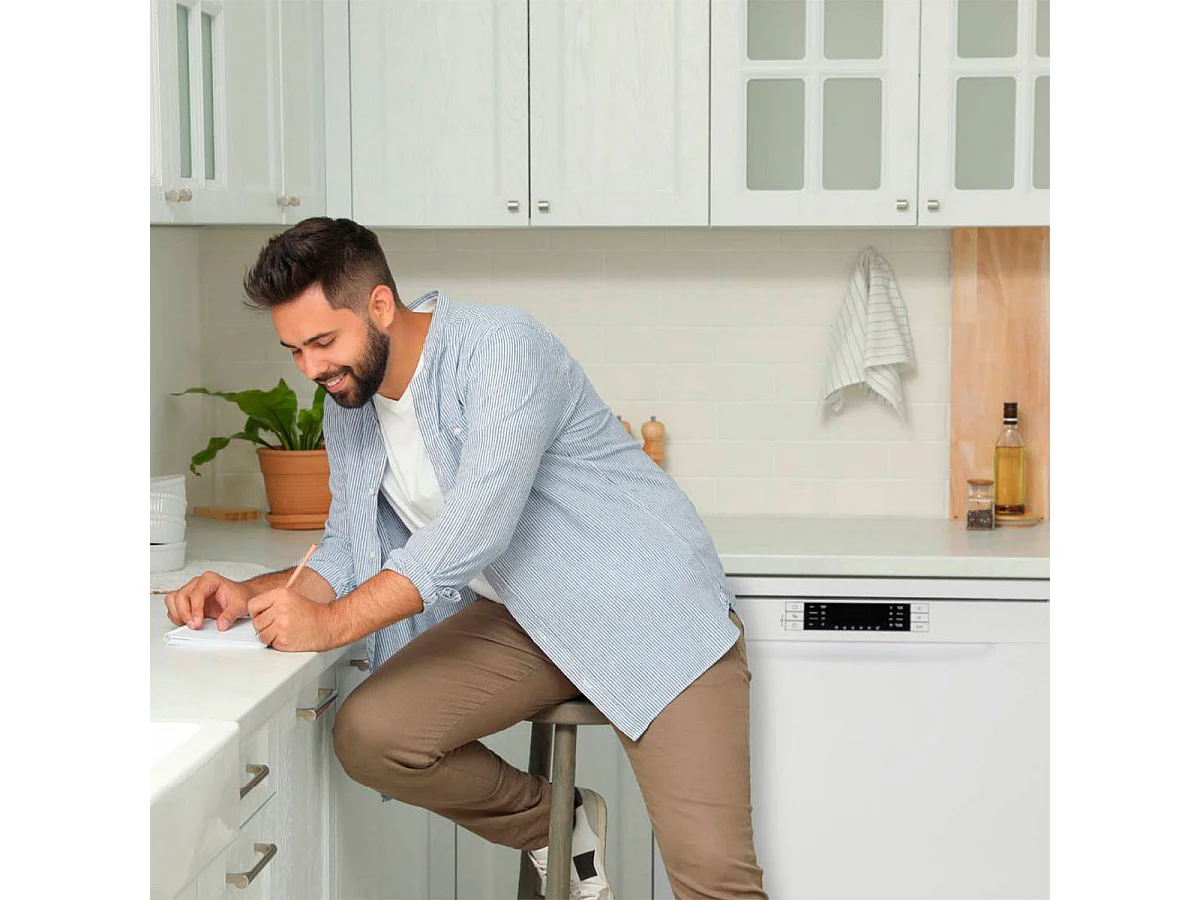 Lavavajillas Java 6060 Universal Blue 14 servicios 3 bandejas E blanco 59,8 cm