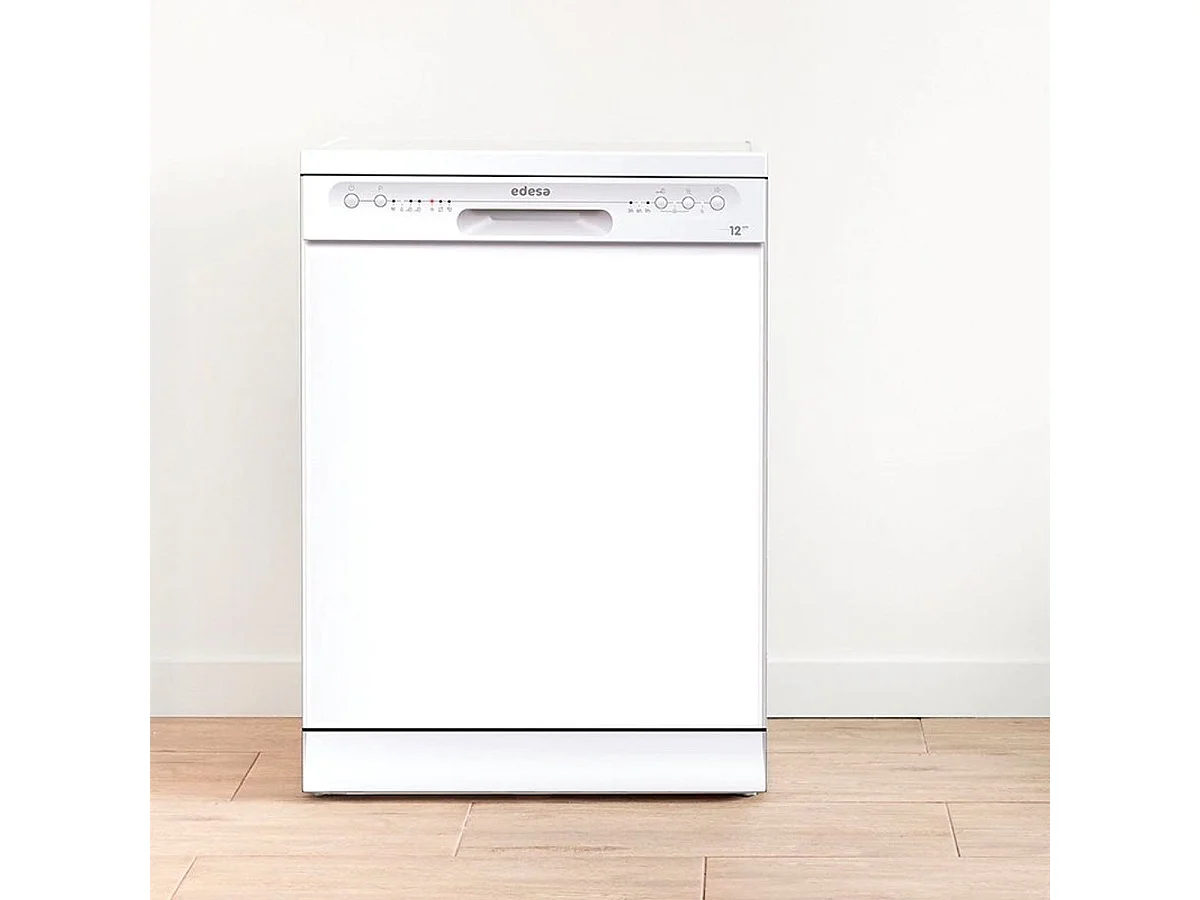 Lavavajillas Edesa EDW-6120 WH 12 servicios 4 programas E blanco 60 cm