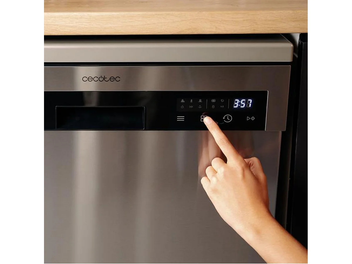 Lavavajillas Cecotec Bolero Aguazero 6110 13 servicios 6 programas E inox 60 cm