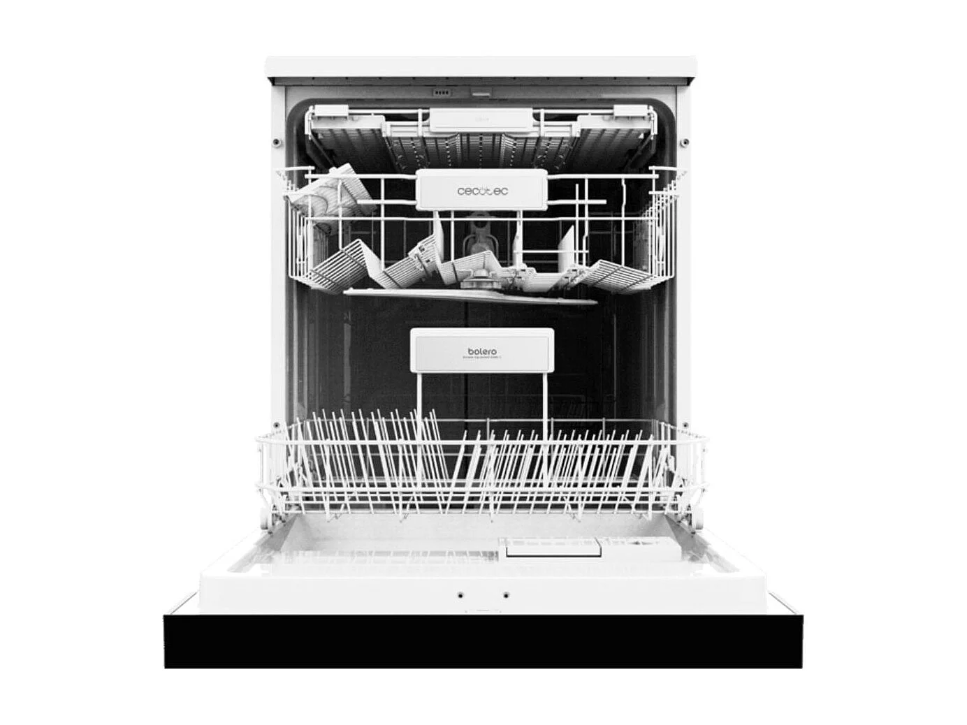 Lavavajillas Cecotec Bolero Aguazero 6500 15 cubiertos 6 programas C gris oscuro 60 cm