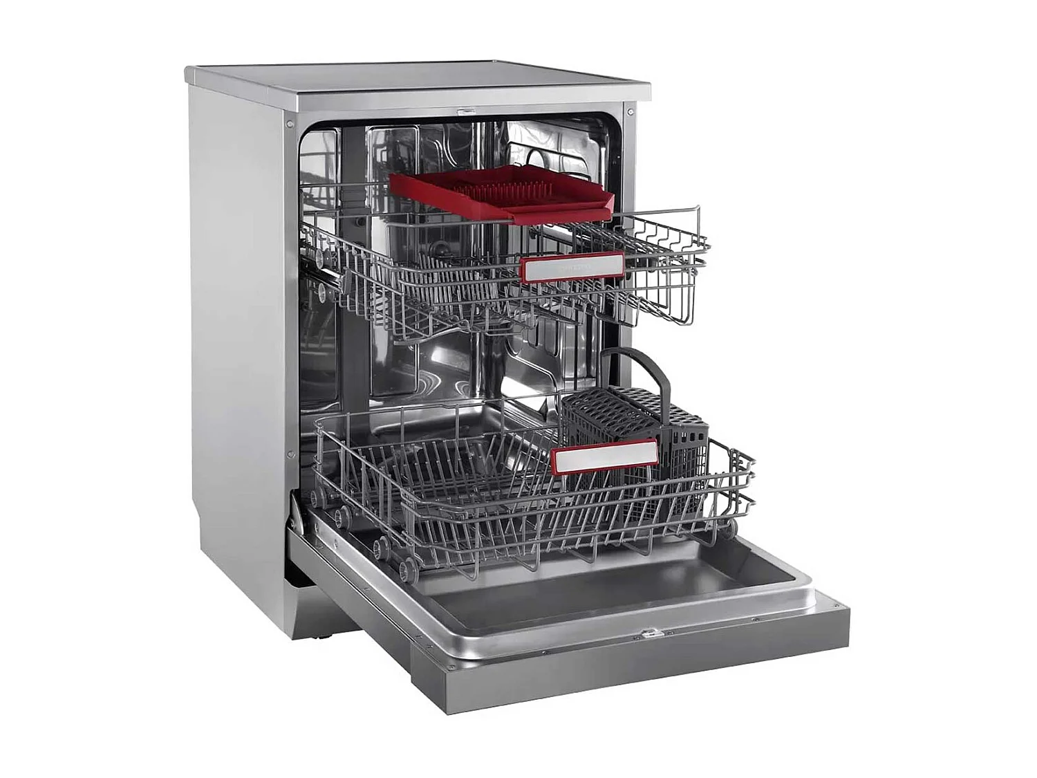 Lavavajillas Infiniton DIW-6225A3 14 servicios 6 programas tecnología Easy Play y pantalla LED E inox 59,8 cm