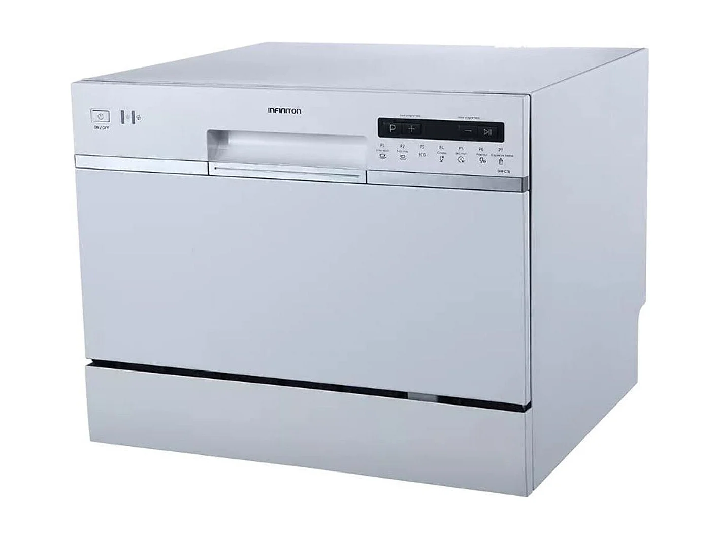 Lavavajillas Infiniton DIW-CT6 6 servicios 7 programas 47dB F blanco 43,8x55x50 cm