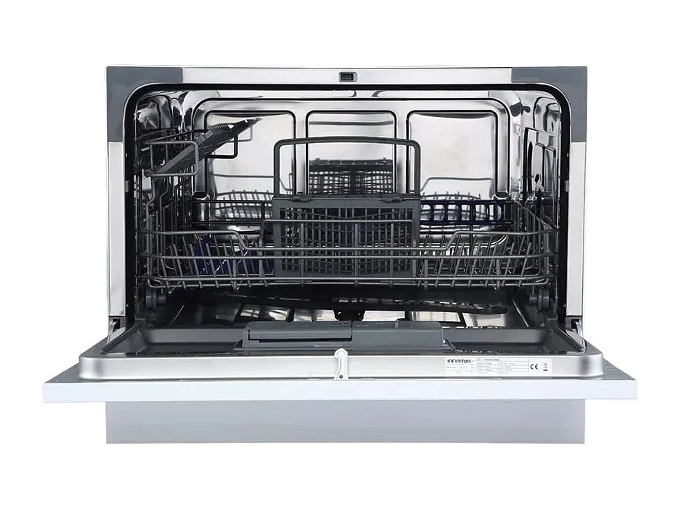 Lavavajillas Infiniton DIW-CT6 6 servicios 7 programas 47dB F blanco 43,8x55x50 cm