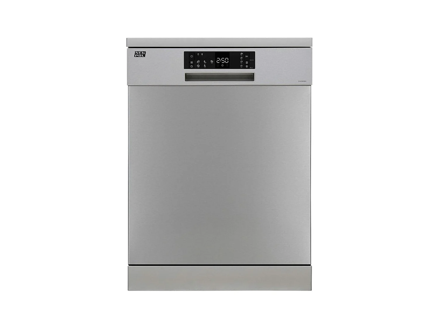 Lavavajillas New Pol NWD605DX 12 cubiertos panel elecrónico E inox 59,8 cm