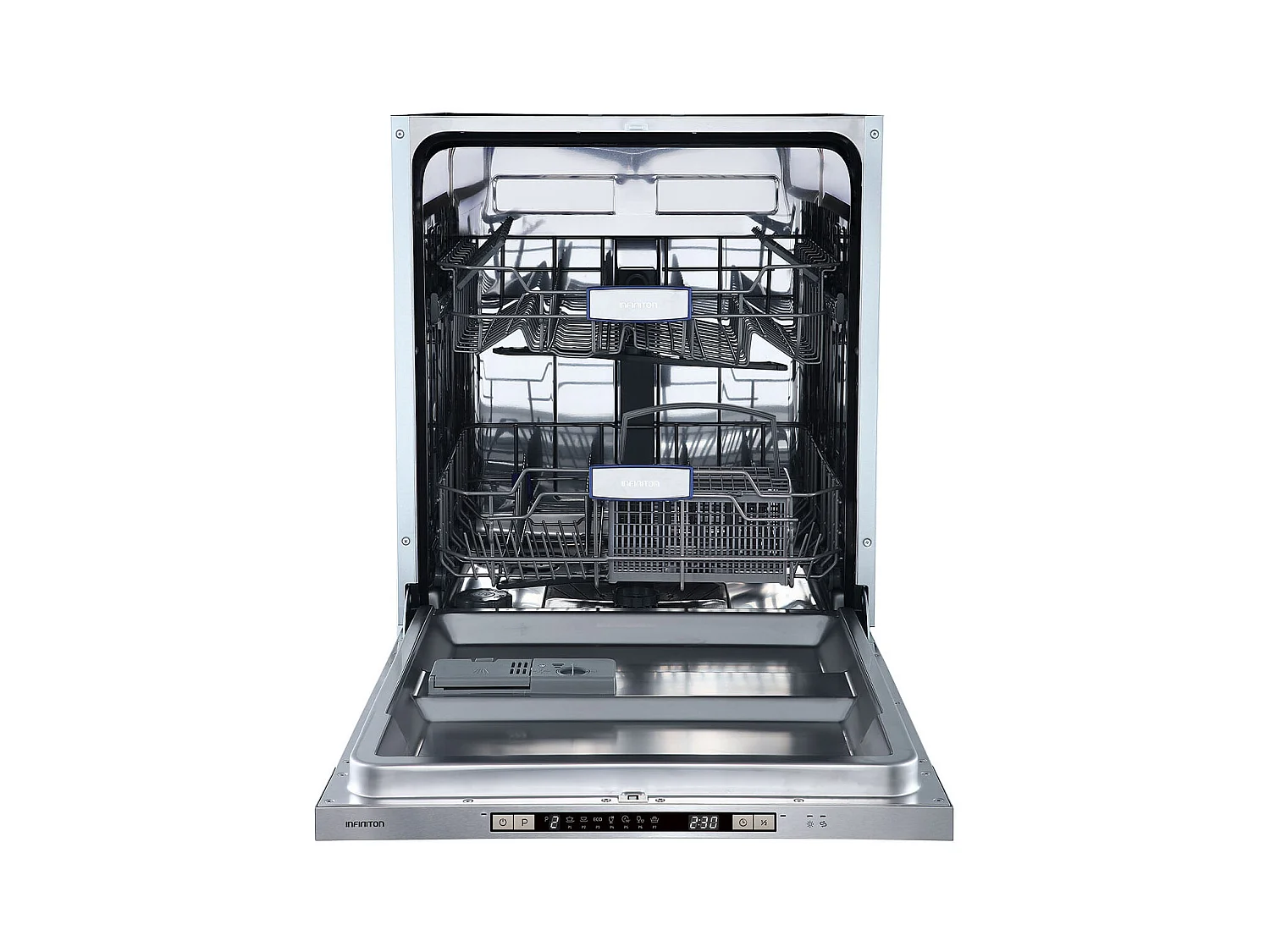 Lavavajillas integrable Infiniton DIW-BB606 12 cubiertos 7 programas E inox 59,8 cm