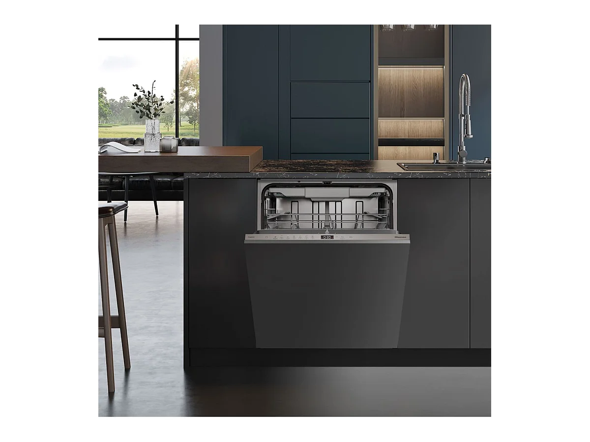 Lavavajillas encastrable Hisense HV16D5 16 servicios 6 programas D blanco 59,8 cm