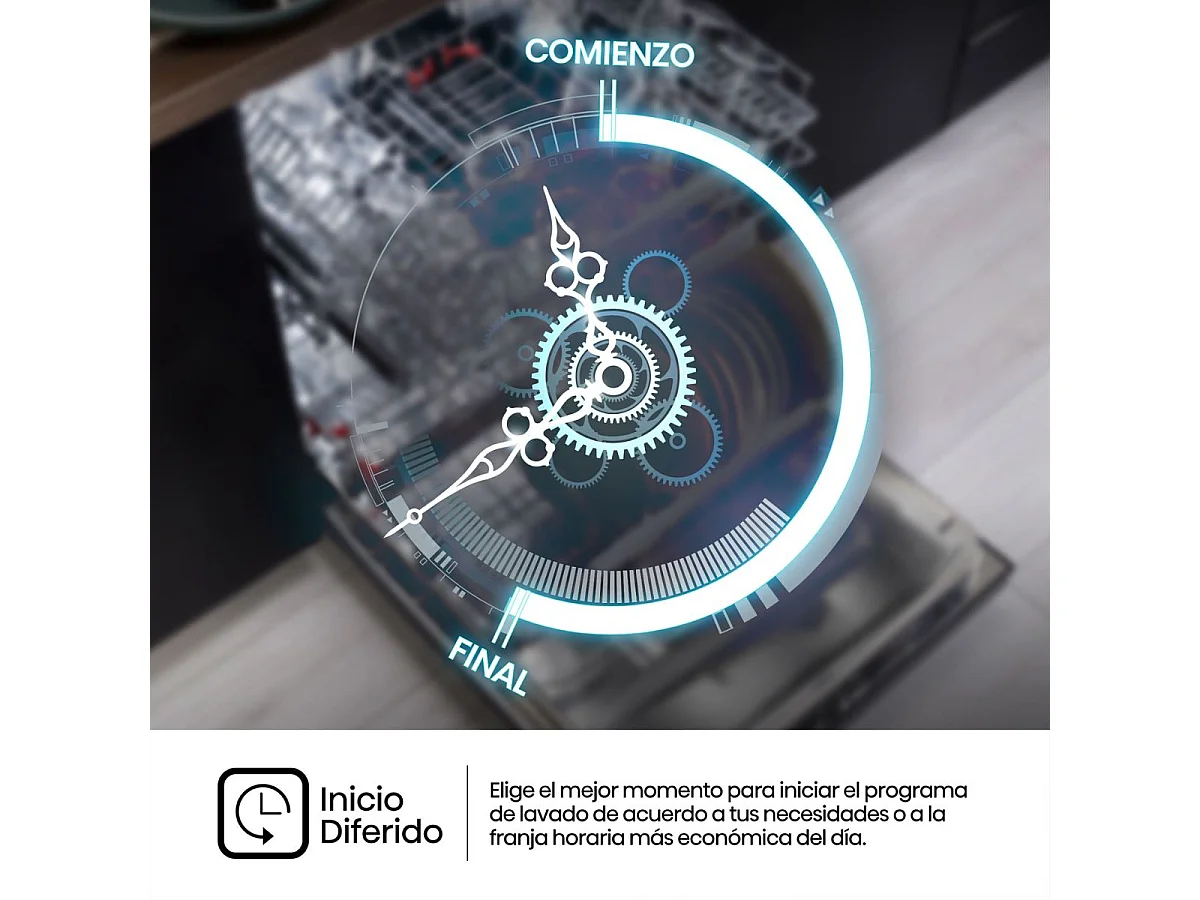 Lavavajillas Hisense HS623D10W 14 servicios 7 programas D blanco 60 cm