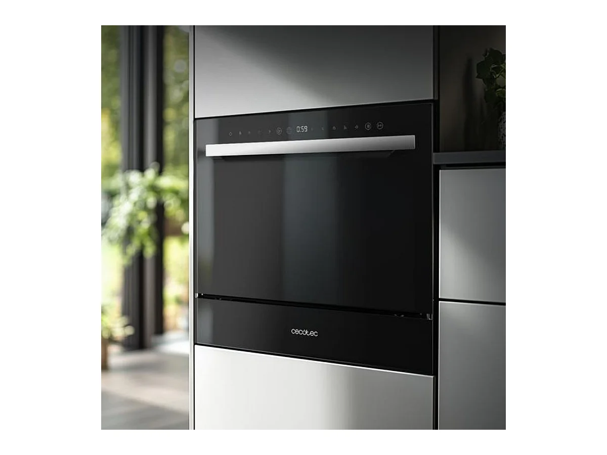 Lavavajillas Cecotec Bolero Aguazero 2400 6 servicios D negro 55 cm