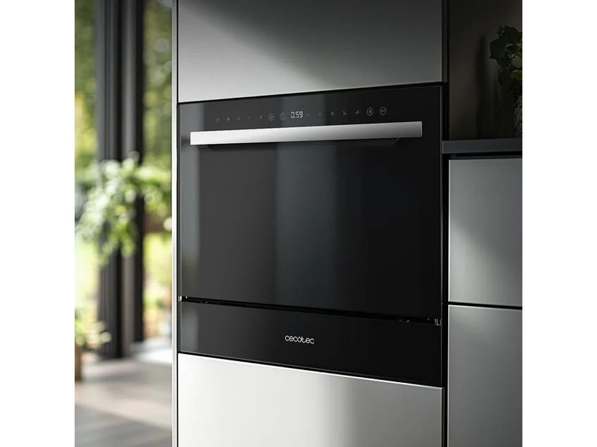 Lavavajillas Cecotec Bolero Aguazero 2400 6 servicios D negro 55 cm