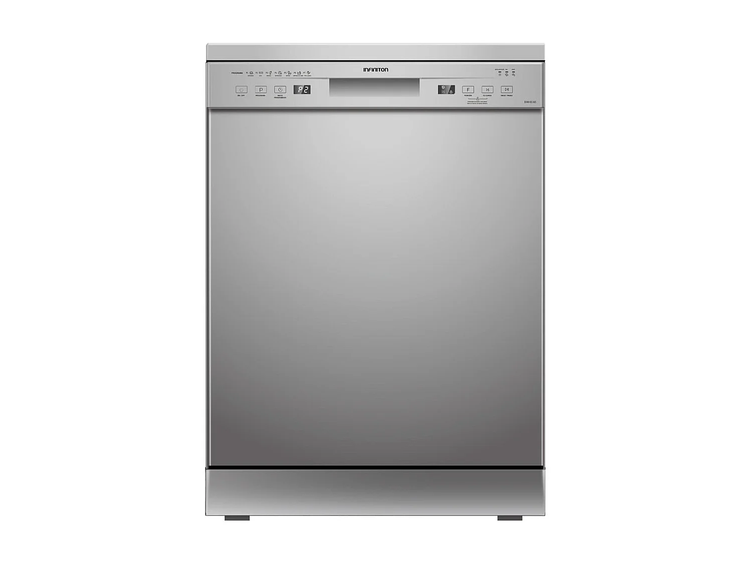 Lavavajillas Infiniton DIW-60.6S 12 servicios 7 programas E inox 59,8 cm