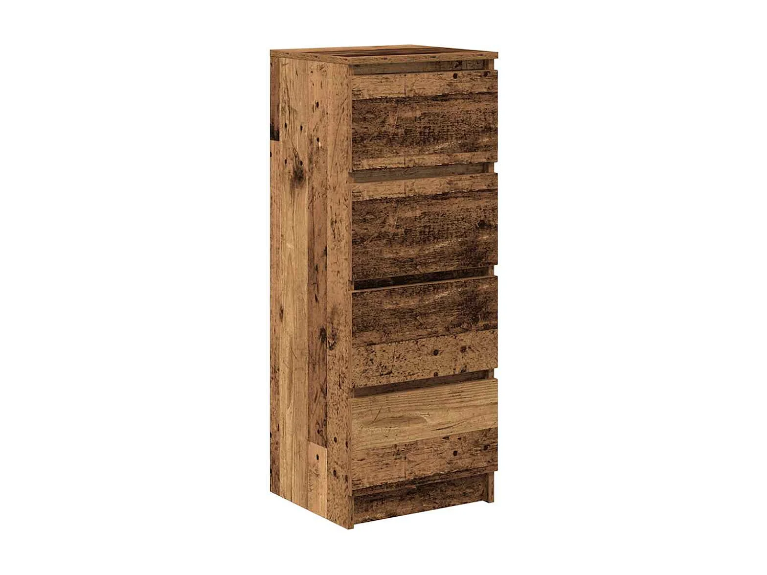 Buffet | Commode à tiroir | Meuble de rangement vieux bois 37,5x35x99 cm bois d'ingénierie