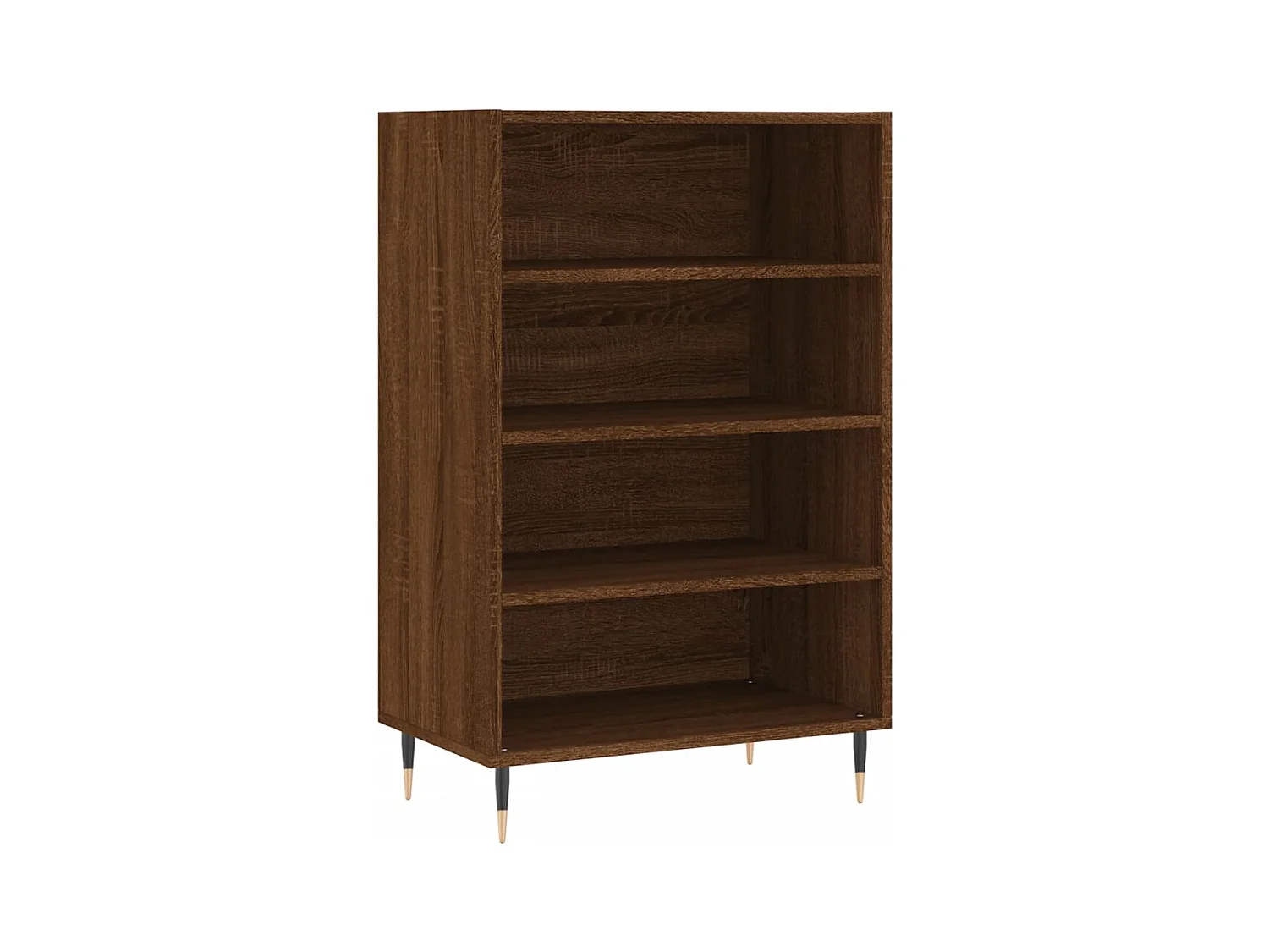 Credenza | Buffet | Armadio Rovere Marrone 57x35x90 cm in Legno Multistrato