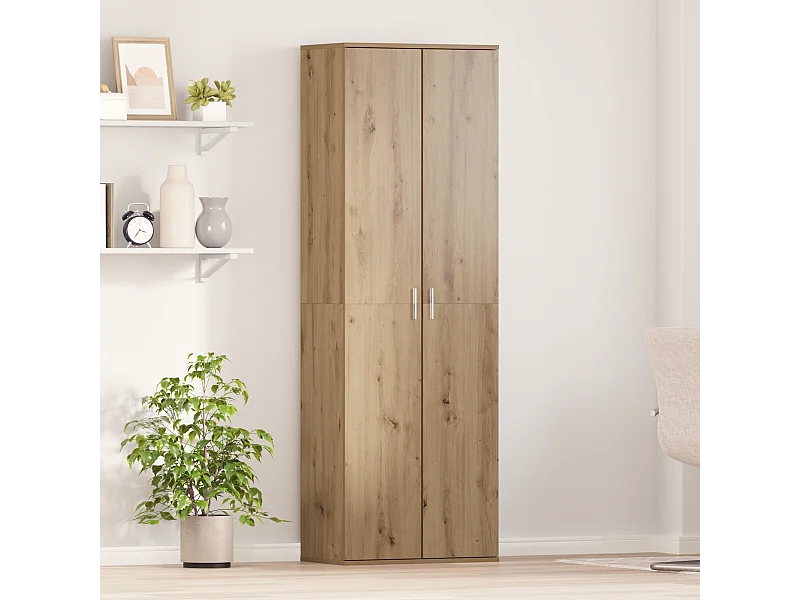 Buffet | Bahut | Meuble de rangement Chêne Artisan 60x35x180 cm Bois d'ingénierie