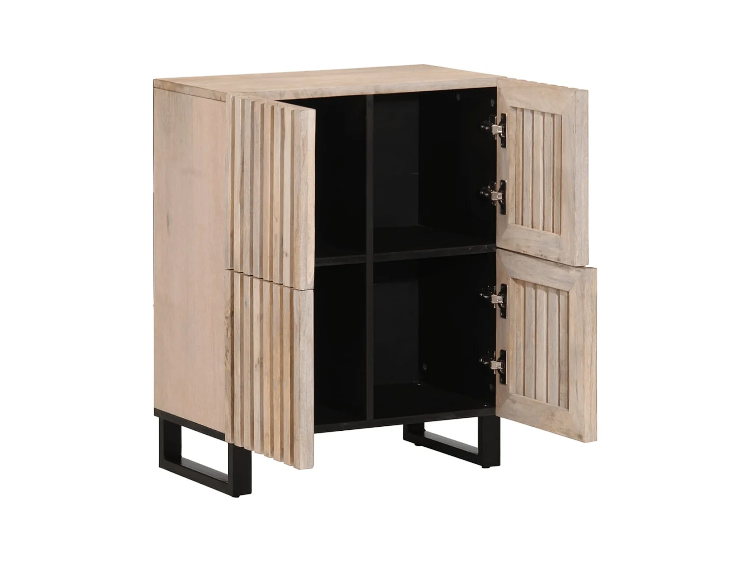 Buffet | Bahut | Meuble de rangement 60x34x75 cm bois de manguier massif