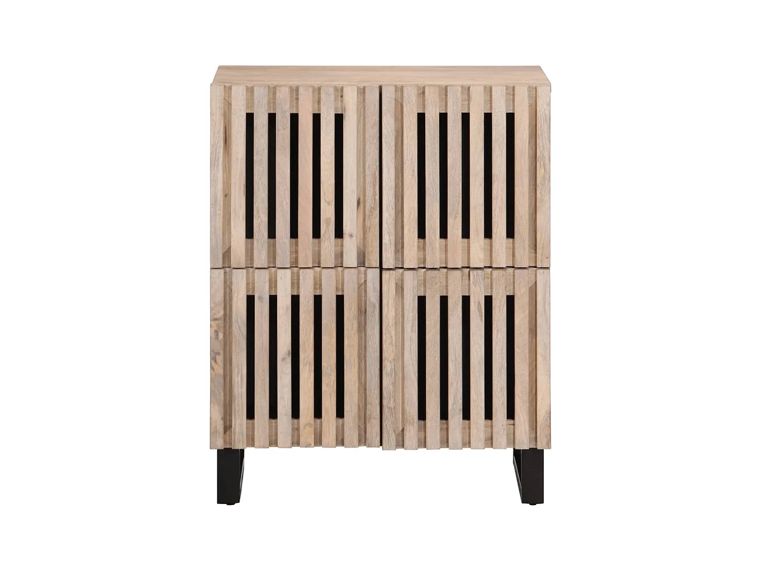 Buffet | Bahut | Meuble de rangement 60x34x75 cm bois de manguier massif