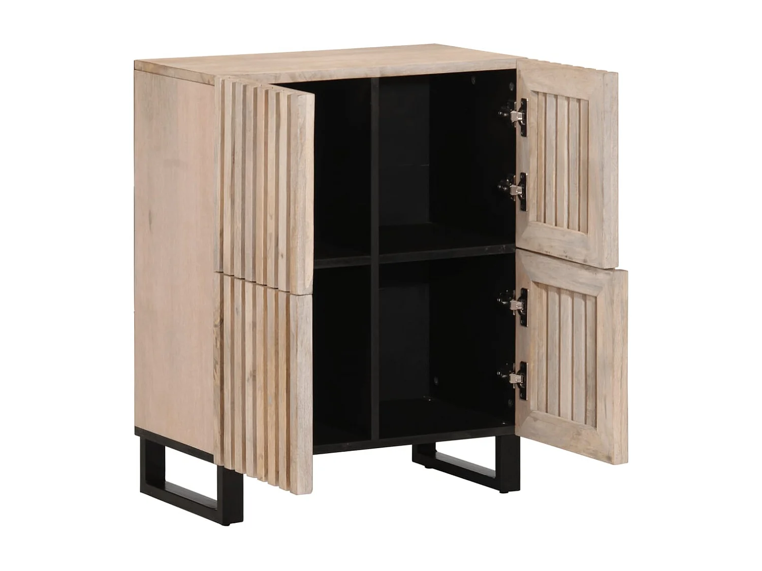 Buffet | Bahut | Meuble de rangement 60x34x75 cm bois de manguier massif