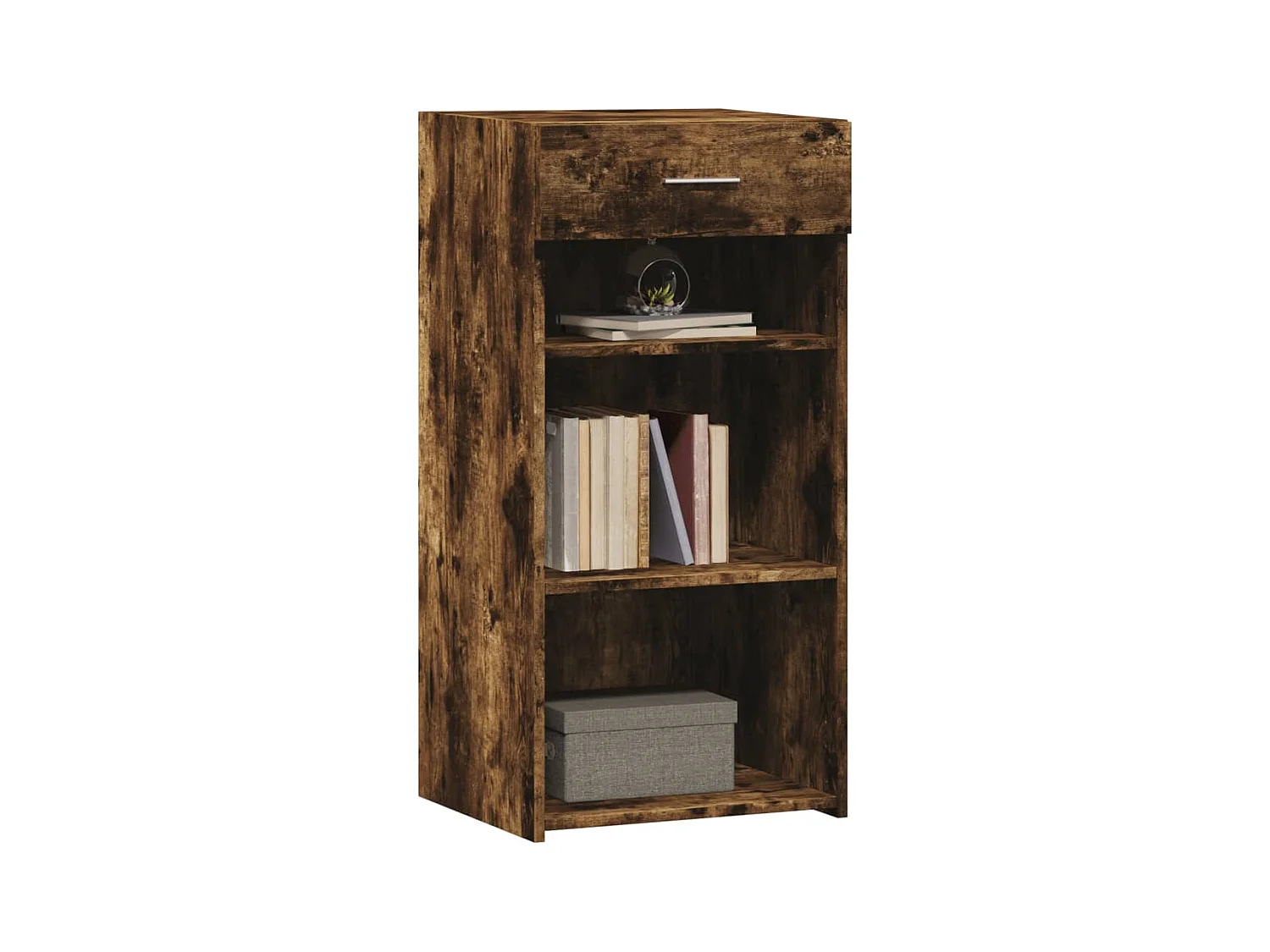 Buffet | Bahut | Meuble de rangement chêne fumé 45x42,5x93 cm bois d'ingénierie