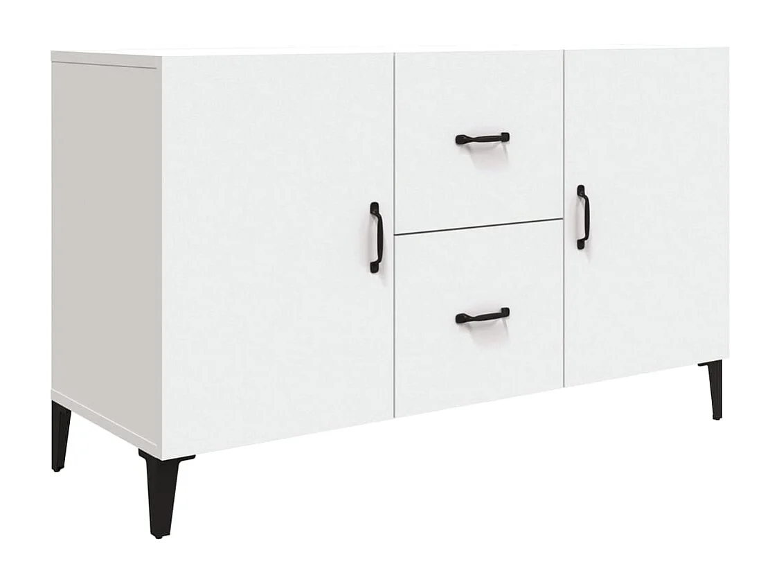 Buffet | Bahut | Meuble de rangement blanc 100x36x60 cm bois d'ingénierie